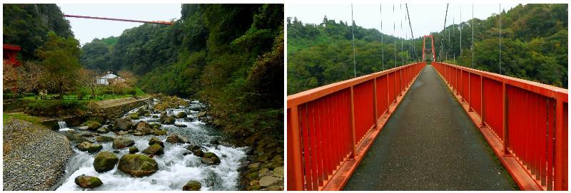 神川大滝公園　吊り橋