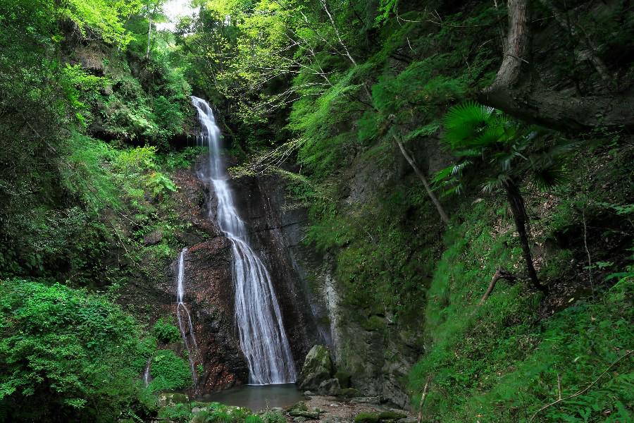 閑定の滝（かんじょうのたき）【徳島県美馬市】