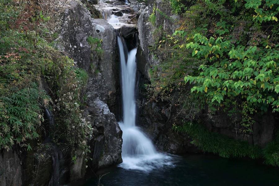 曲坂不動滝（まがりさかふどうたき）【岐阜県東白川村】